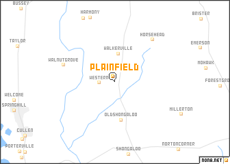 map of Plainfield