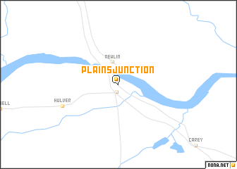 map of Plains Junction