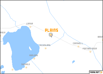 map of Plains