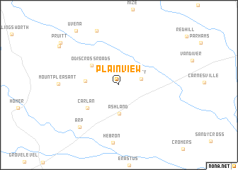 map of Plainview