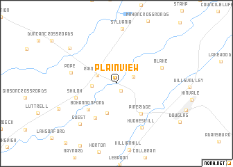 map of Plainview