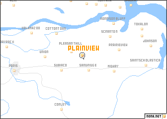 map of Plainview