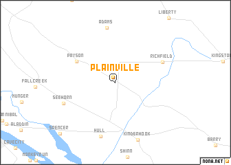 map of Plainville