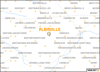 map of Plainville