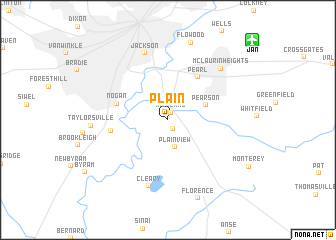 map of Plain