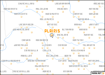 map of Plairis