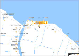 map of Plaisance