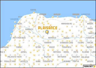 map of Plaisance