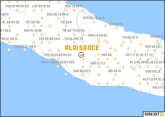 map of Plaisance