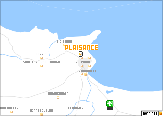 map of Plaisance