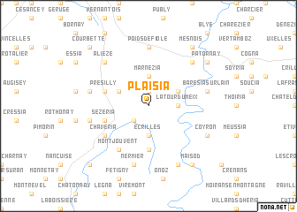 map of Plaisia