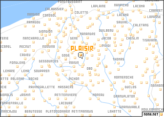 map of Plaisir