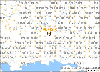 map of Plaisir