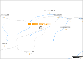 map of Plaiul Bîrgăului