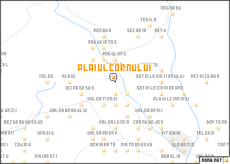 map of Plaiul Cornului