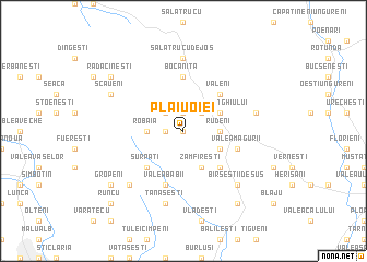 map of Plaiu Oiei