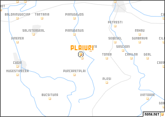map of Plaiuri