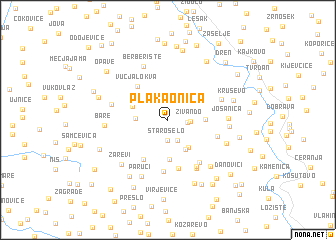 map of Plakaonica