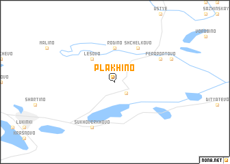 map of Plakhino