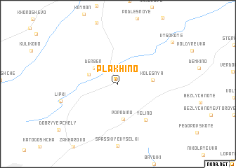 map of Plakhino