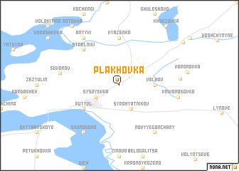 map of Plakhovka