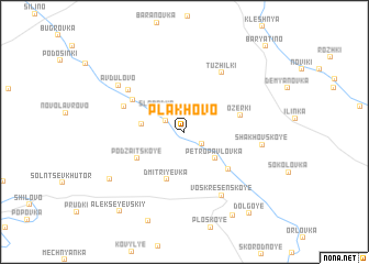 map of Plakhovo