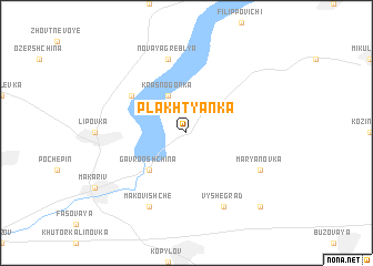 map of Plakhtyanka