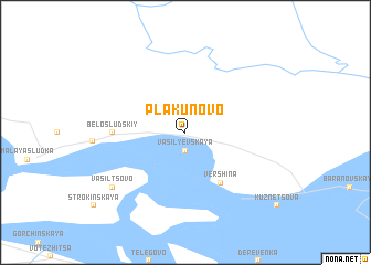 map of Plakunovo