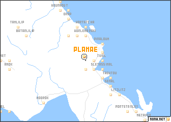 map of Plamaé