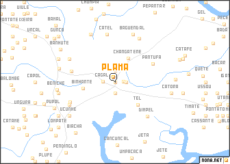 map of Plama