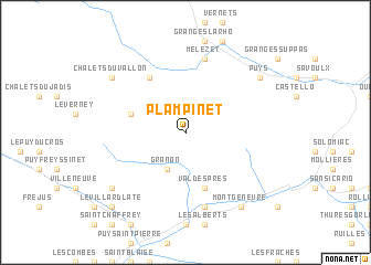 map of Plampinet