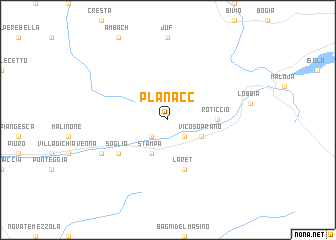 map of Planacc