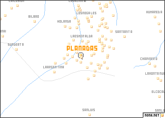 map of Planadas