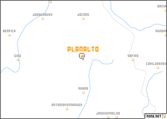 map of Planalto