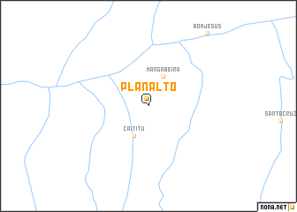 map of Planalto