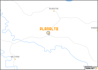 map of Planalto