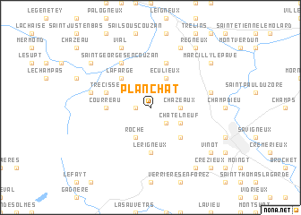 map of Planchat