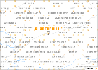 map of Plancheville