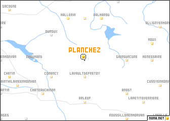 map of Planchez