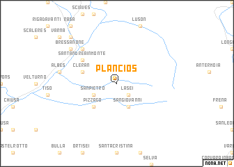 map of Plancios