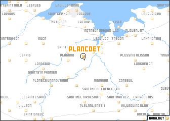 map of Plancoët