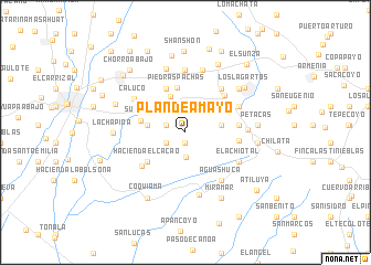 map of Plan de Amayo