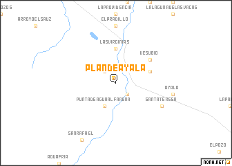 map of Plan de Ayala