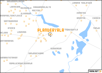 map of Plan de Ayala