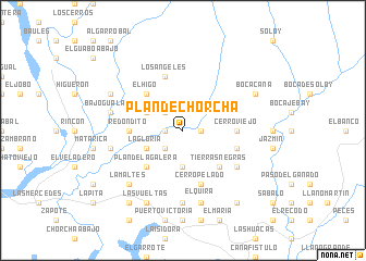 map of Plan de Chorcha