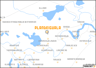 map of Plan de Iguala