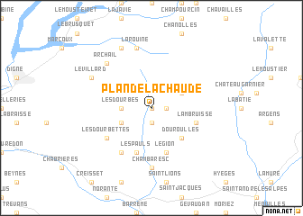 map of Plan de la Chaude