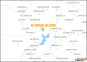 map of Plan de la Loma
