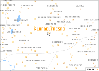 map of Plan del Fresno