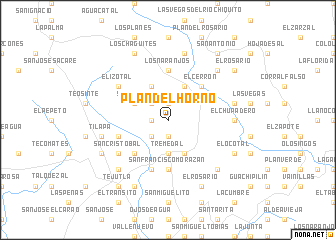 map of Plan del Horno